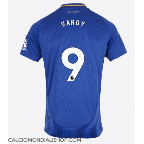 Maglie da calcio Leicester City Jamie Vardy #9 Prima Maglia 2024-25 Manica Corta